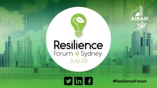 #ResilienceForum
 