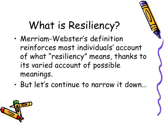 Resilience in students Resilience in students
