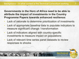 A review of existing analytical frameworks, metrics and outcomes designed to measure enhanced resilience in the Horn of Africa