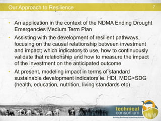 A review of existing analytical frameworks, metrics and outcomes designed to measure enhanced resilience in the Horn of Africa