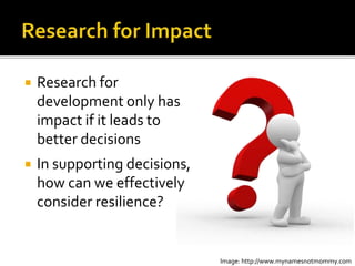 An applied information economics approach to assessing resilience in the Horn of Africa
