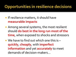 An applied information economics approach to assessing resilience in the Horn of Africa