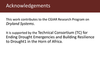 Measuring development process resilience:  A test from northern Kenya