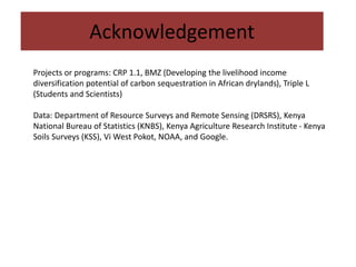 Measuring resilience—Understanding trends in land cover changes and their potential impacts on pastoral communities