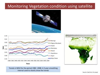 Measuring resilience—Understanding trends in land cover changes and their potential impacts on pastoral communities