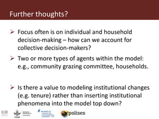 Combining simulations, social science, and stakeholder engagement for improved social-ecological systems analysis: Insights from a pastoralist landscape in southern Ethiopia