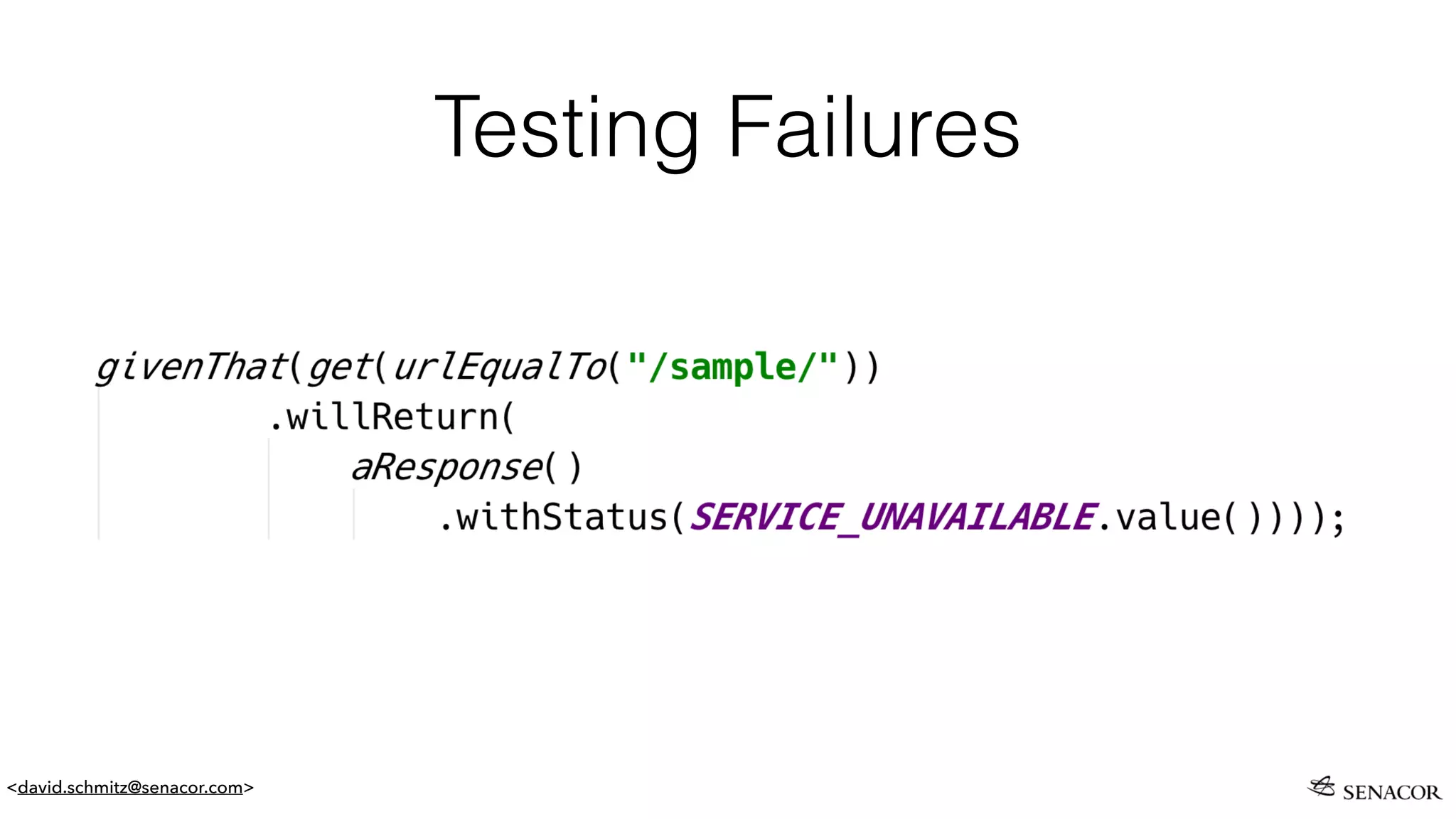 <david.schmitz@senacor.com>
Testing Failures
 