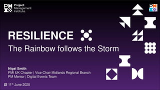 The rainbow follows the storm: raising your resilience in the challenging COVID-19 times