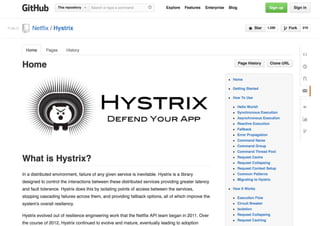 Resilience with Hystrix