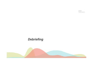 TALLER SOBRE DEBRIEFING I DEFUSING
Jornada de formació per als delegats de mesures penals alternatives
p. 6
UTCCB
Unidad de Trauma, Crisis
y Conflictos de Barcelona
Debriefing
 