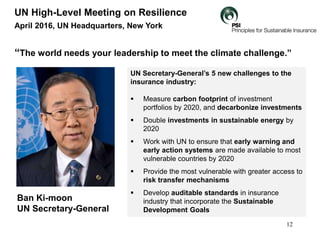 UN High-Level Meeting on Resilience
April 2016, UN Headquarters, New York
Ban Ki-moon
UN Secretary-General
UN Secretary-Ge...