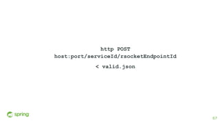 http POST
host:port/serviceId/rsocketEndpointId
< valid.json
67
 