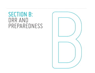 SECTION B:
drr and
preparedness

16

U N I C E F C O M P E N D I U M O F T R A N S I T I O N A L L E A R N I N G S PA C E S 2 0 1 3

 