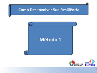 Como Desenvolver Sua Resiliência
Método 1
 