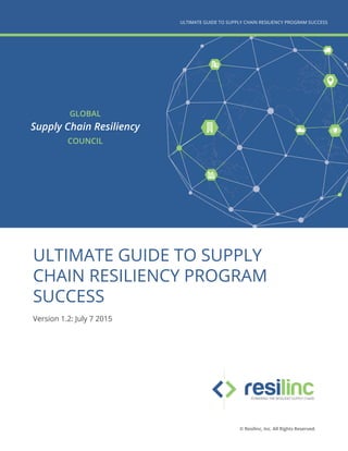 Ultimate Guide to Supply Chain Resiliency Program Success | PDF