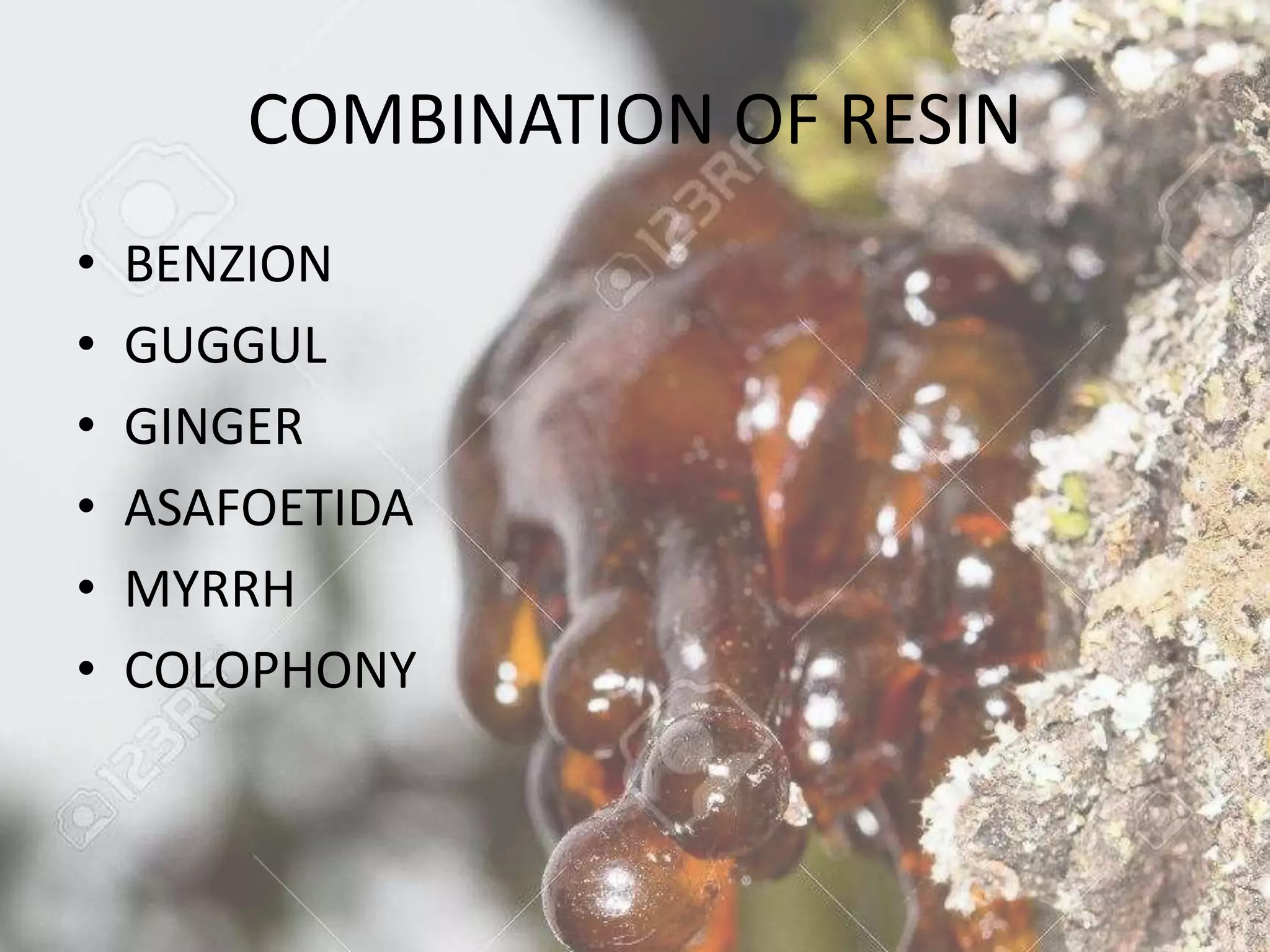 Resin Example List Resin and his combination | PPTX