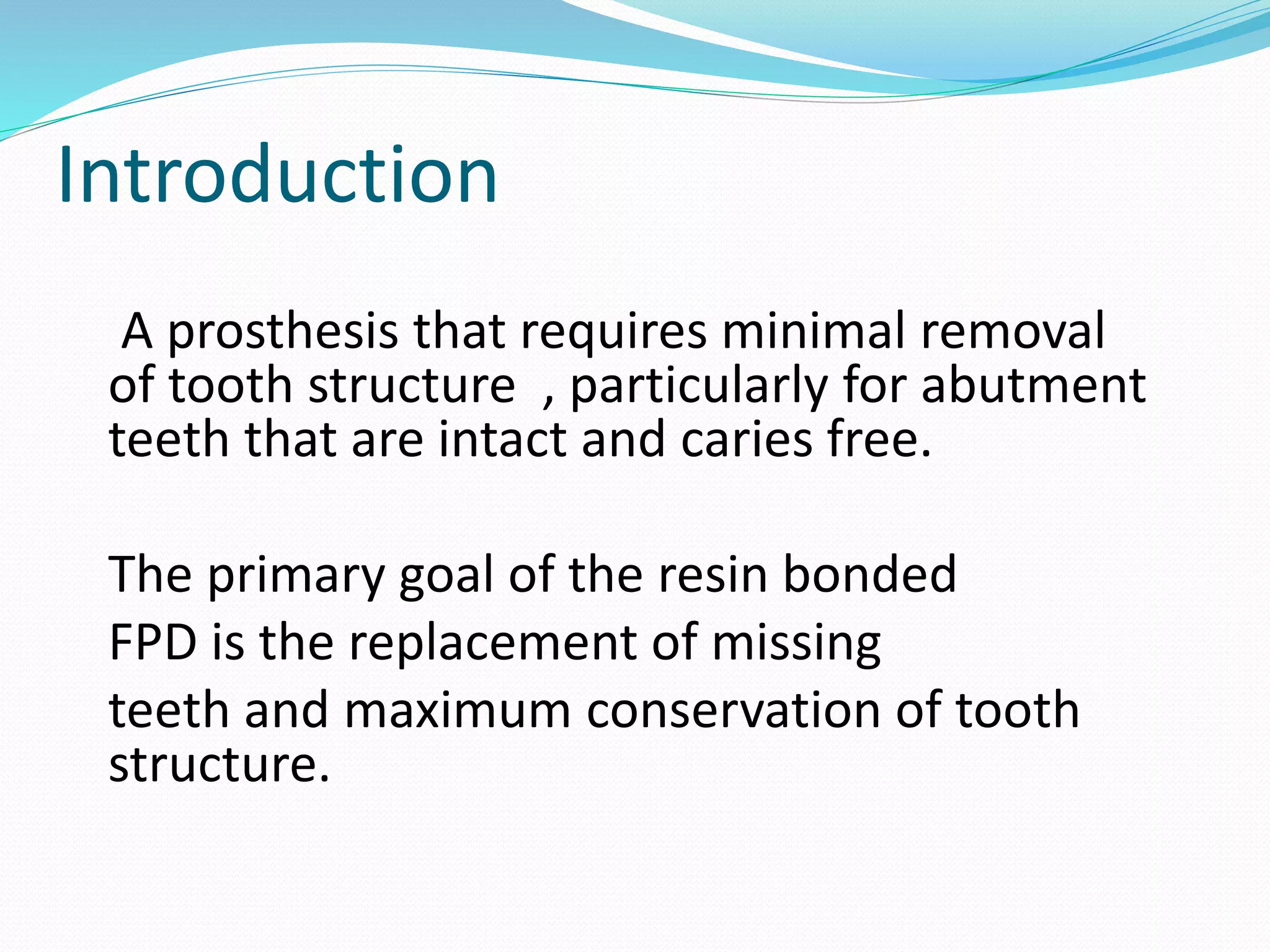 TYPES OF RESIN BONDED FIXED PARTIAL DENTURE visual data 4