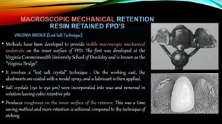 Anterior Resin bonded FPD | PPT