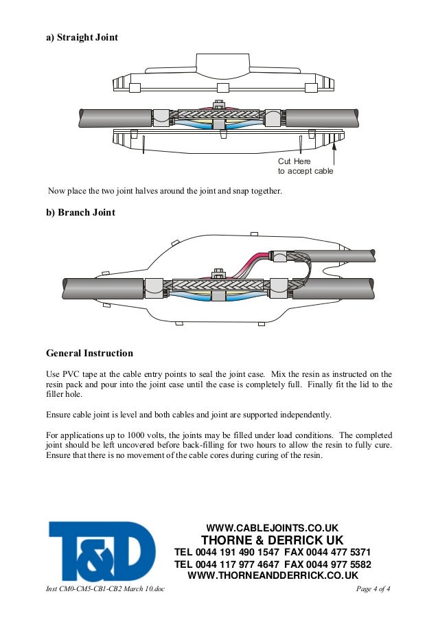 Resin Cable Joints, Multicore Power Cables XLPE PILC Branch Joints