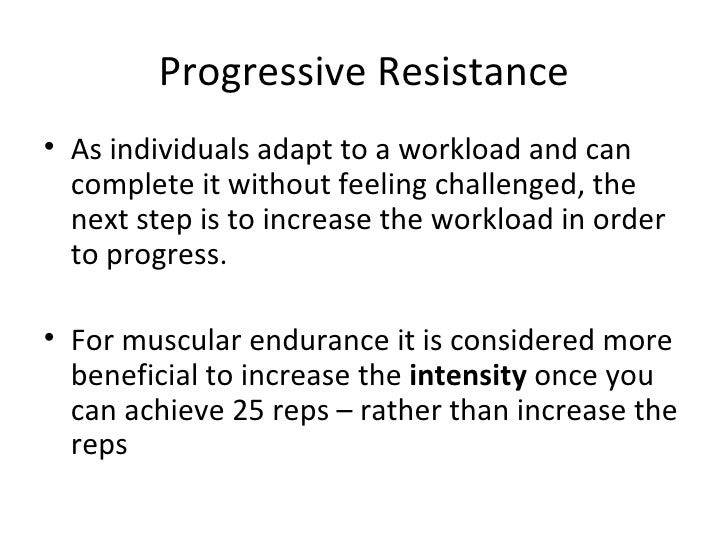 Resistance principles