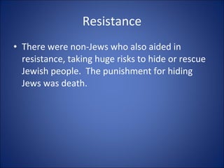 Jewish Risteance Resistance And Death Marches | PPT