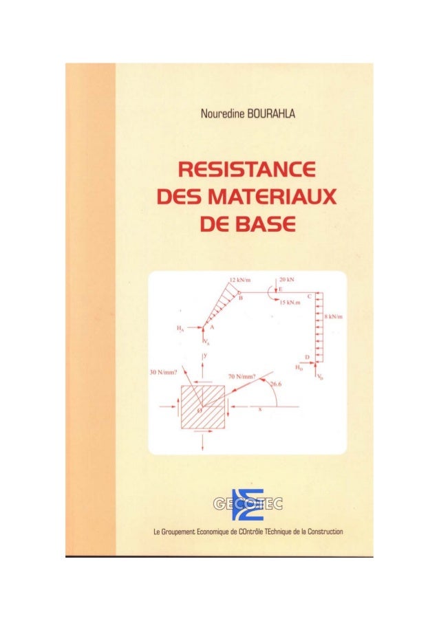 RÃ©sultat de recherche d'images pour "RÃ©sistance des matÃ©riaux de base"