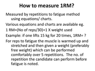 Resistance exercises | PPTX