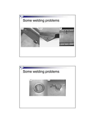 Some welding problems
Some welding problems
 