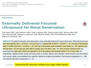 Substantial BP reduction without any major safety signals11/28/2020 64
 