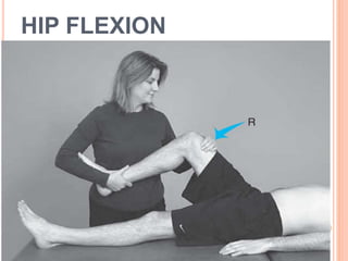 HIP FLEXION
 