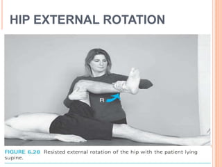 HIP EXTERNAL ROTATION
 