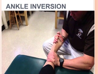 ANKLE INVERSION
 