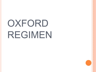OXFORD
REGIMEN
 