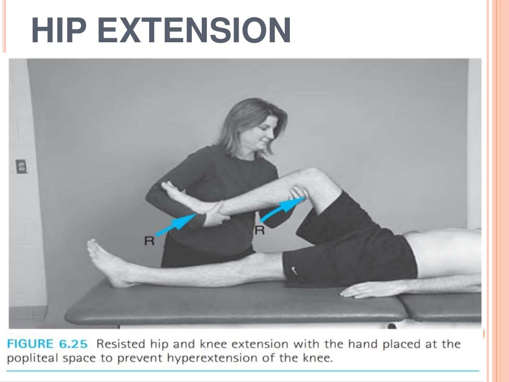 Resisted exercises for lower limb