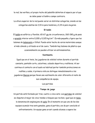 El Voleibol