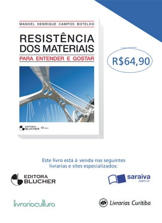 R$64,90
Este livro está à venda nas seguintes
livrarias e sites especializados:
 