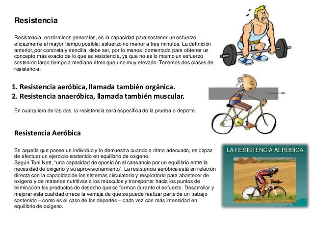 Resistencia aerobica y anaerobica
