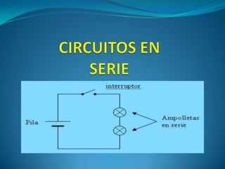 CIRCUITOS EN SERIE