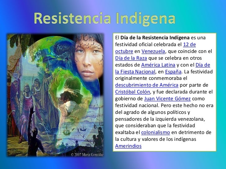Dia De La Resistencia Indigena 9266