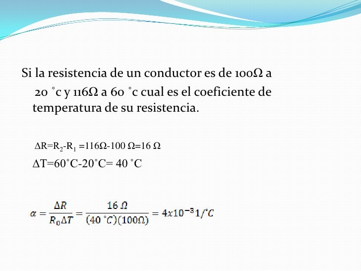Resistencia y resistividad