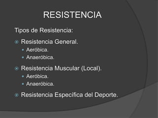 Clasificación de Fibras Musculares
 