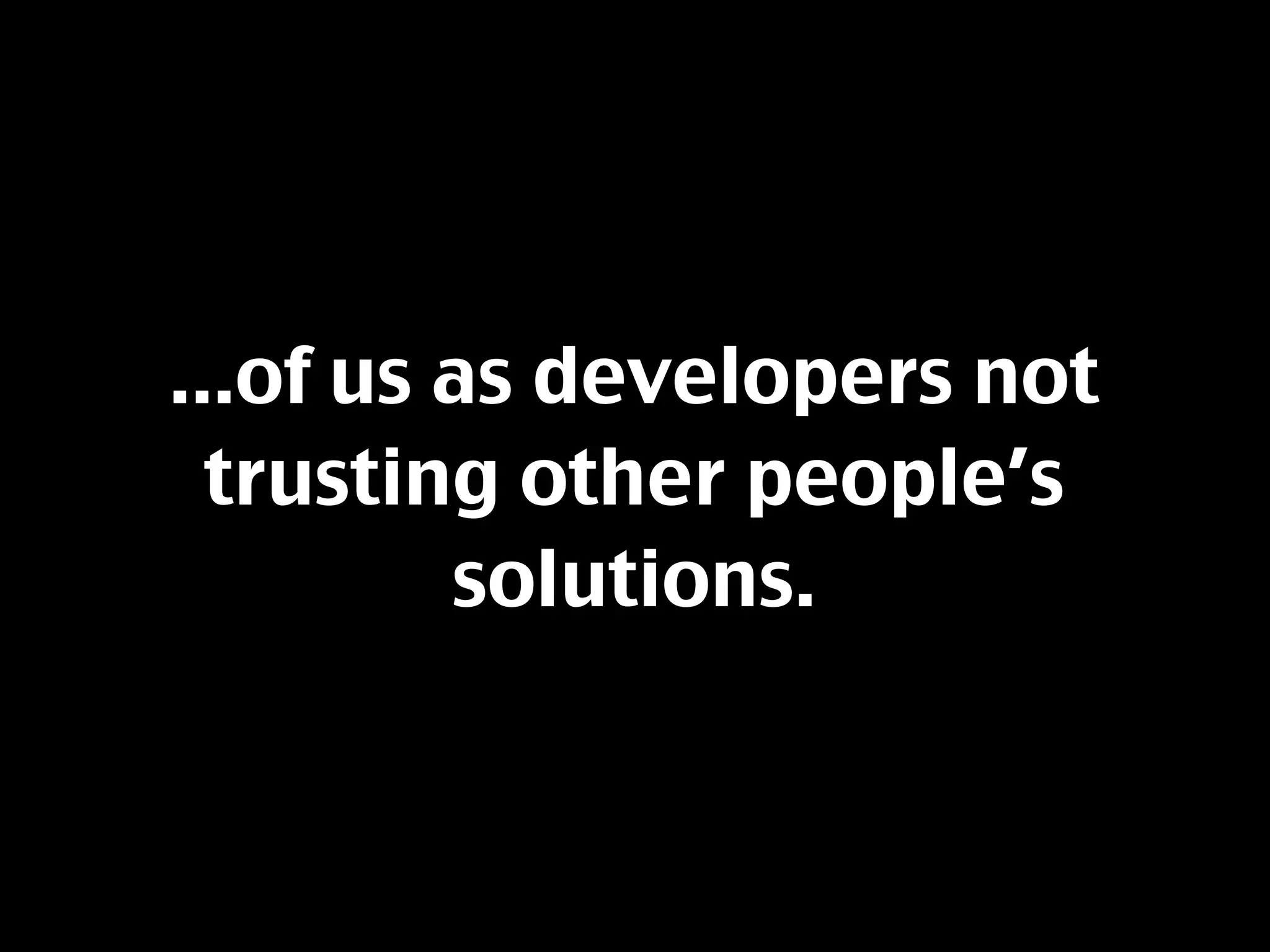 Resisting The Feature Creature