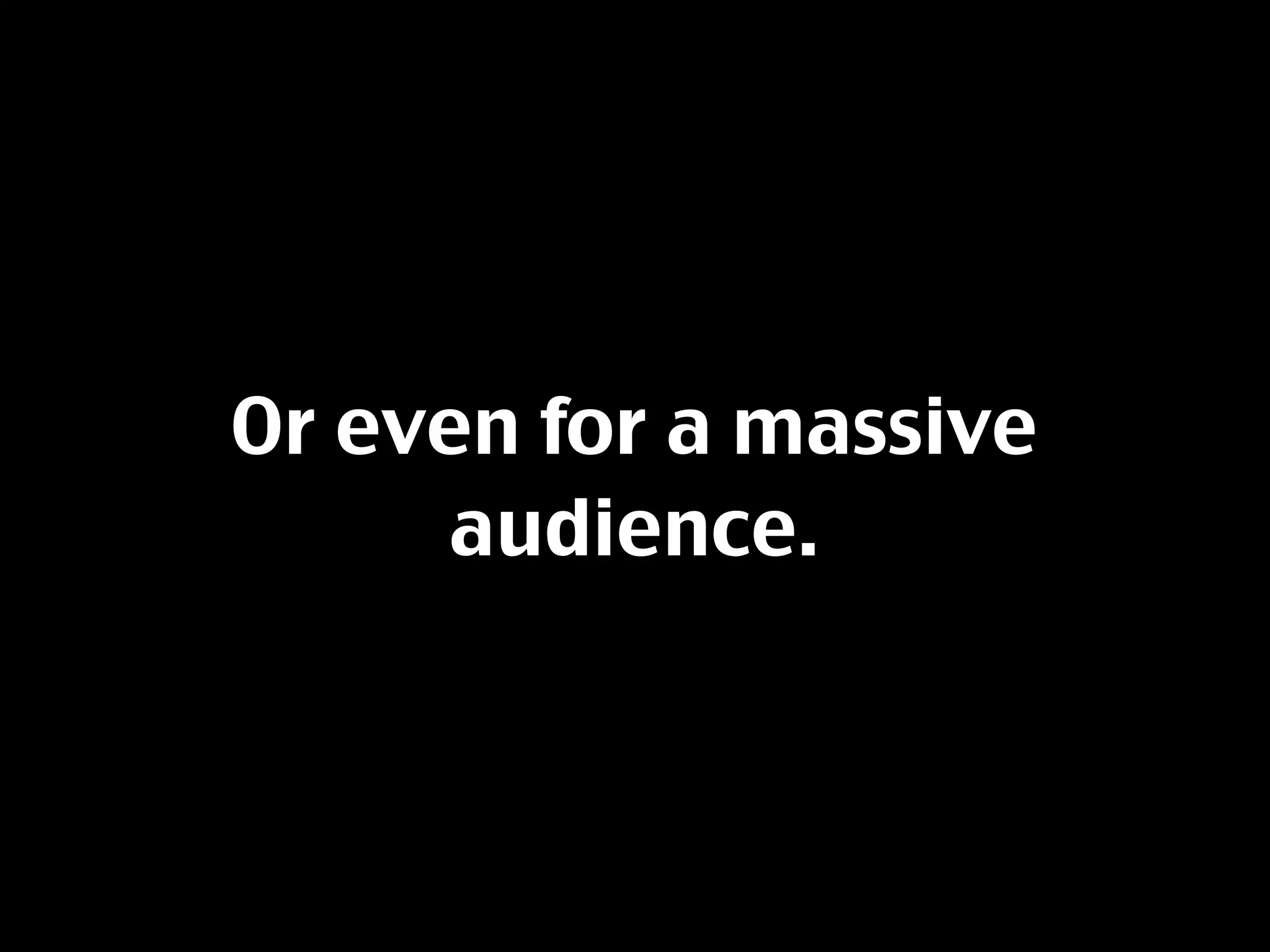 Resisting The Feature Creature