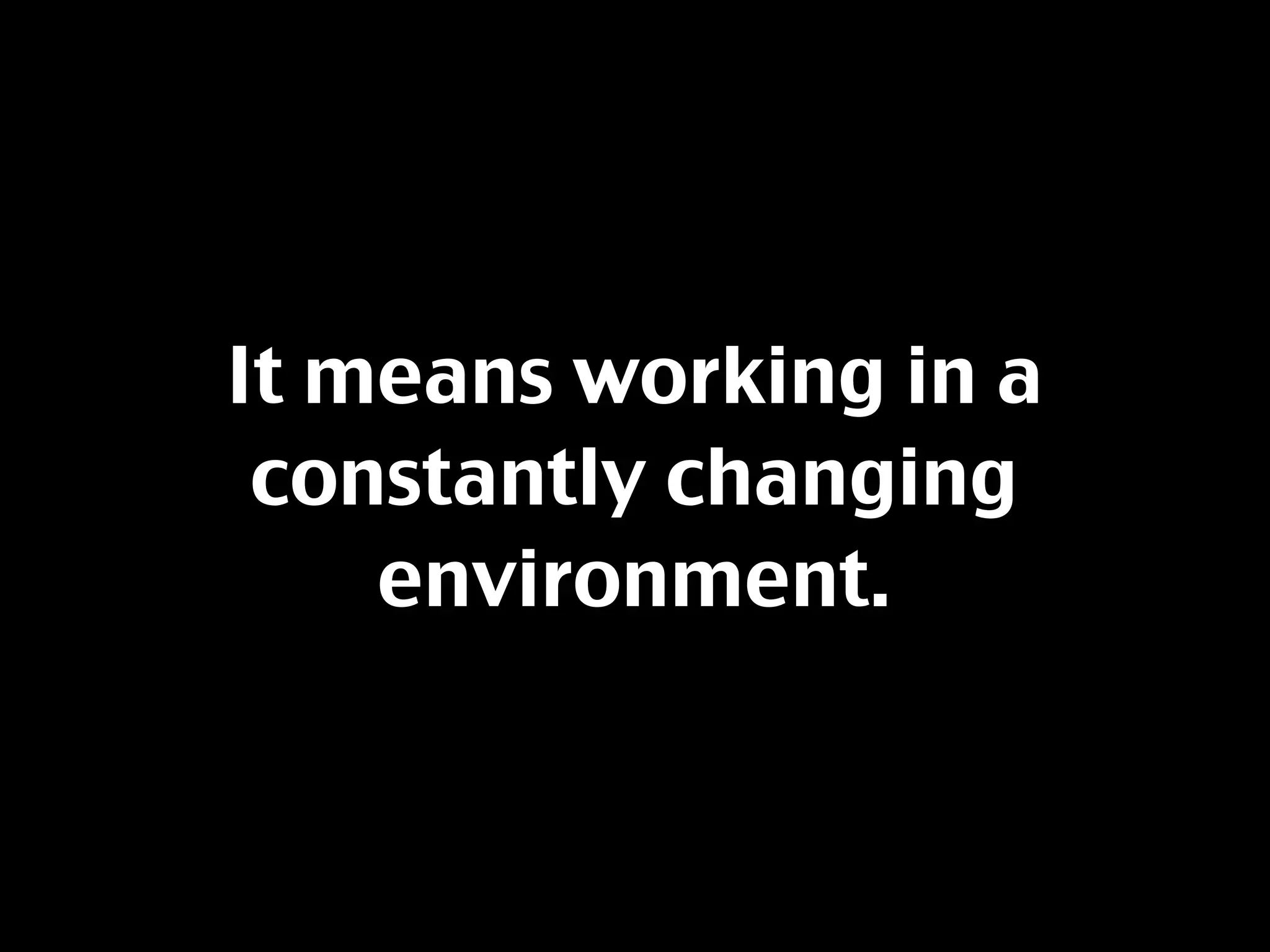 Resisting The Feature Creature