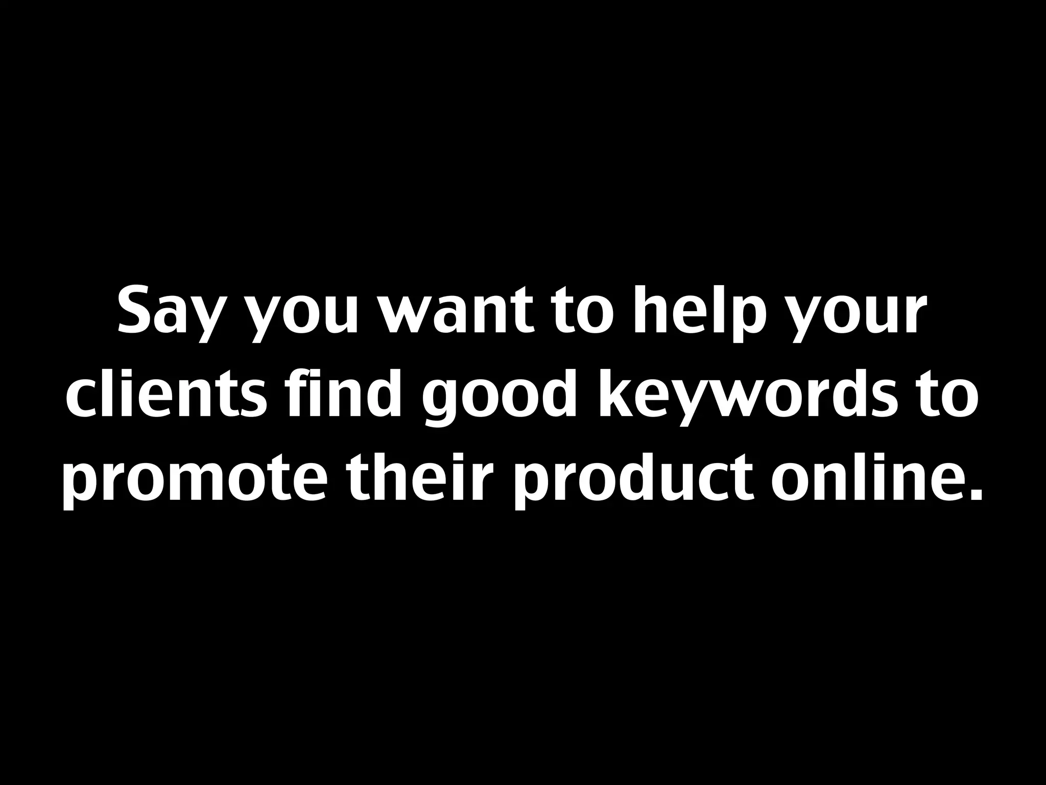 Resisting The Feature Creature