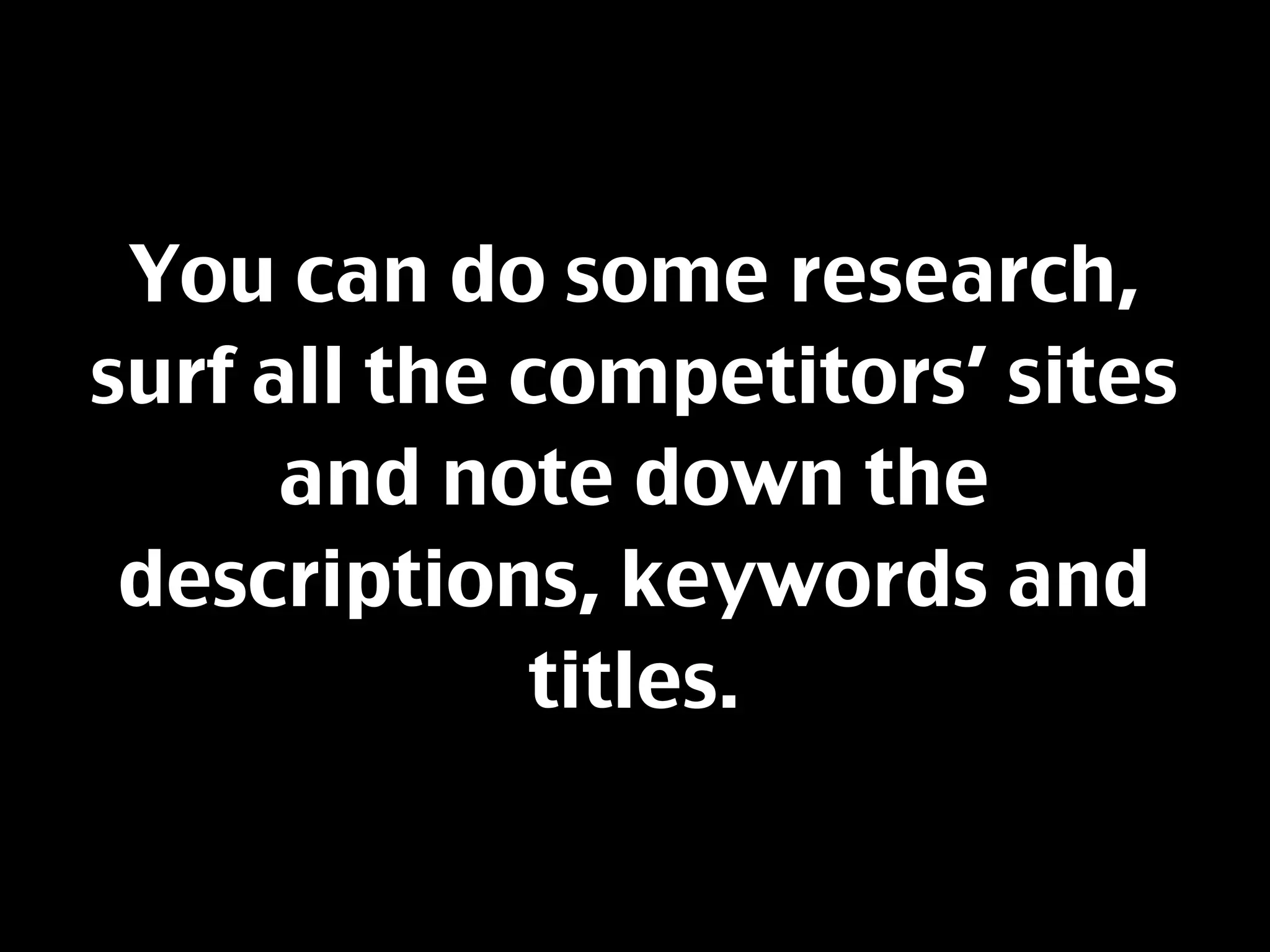 Resisting The Feature Creature