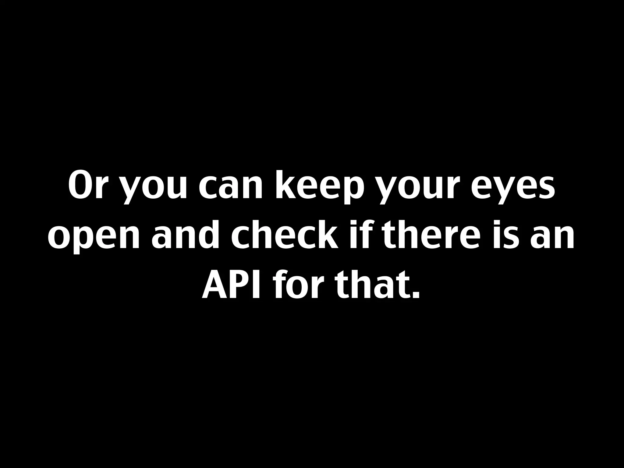 Resisting The Feature Creature