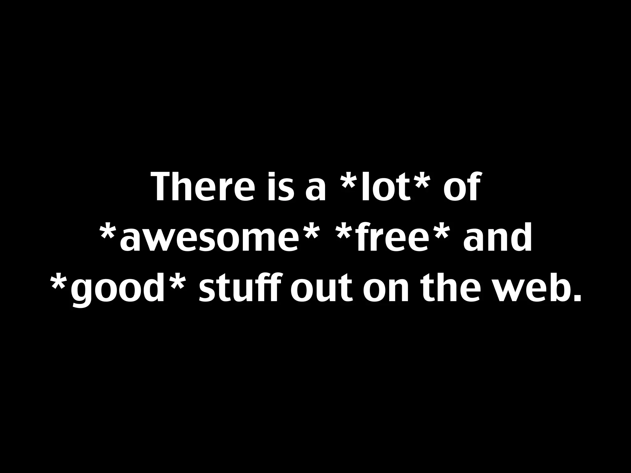 Resisting The Feature Creature