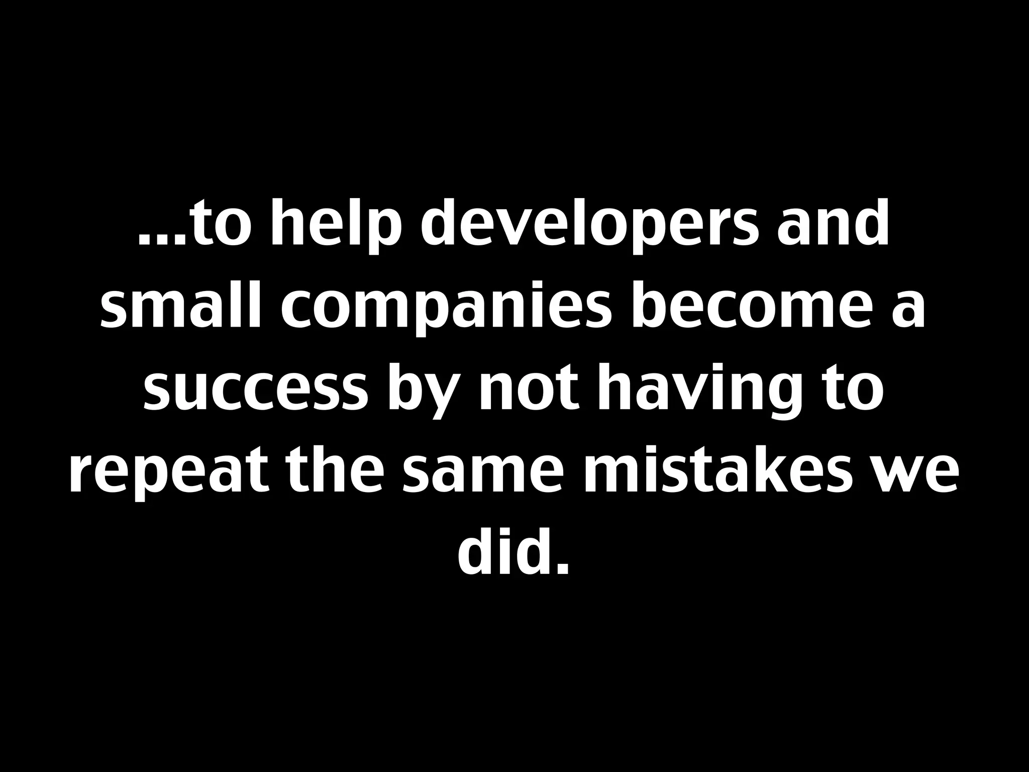 Resisting The Feature Creature