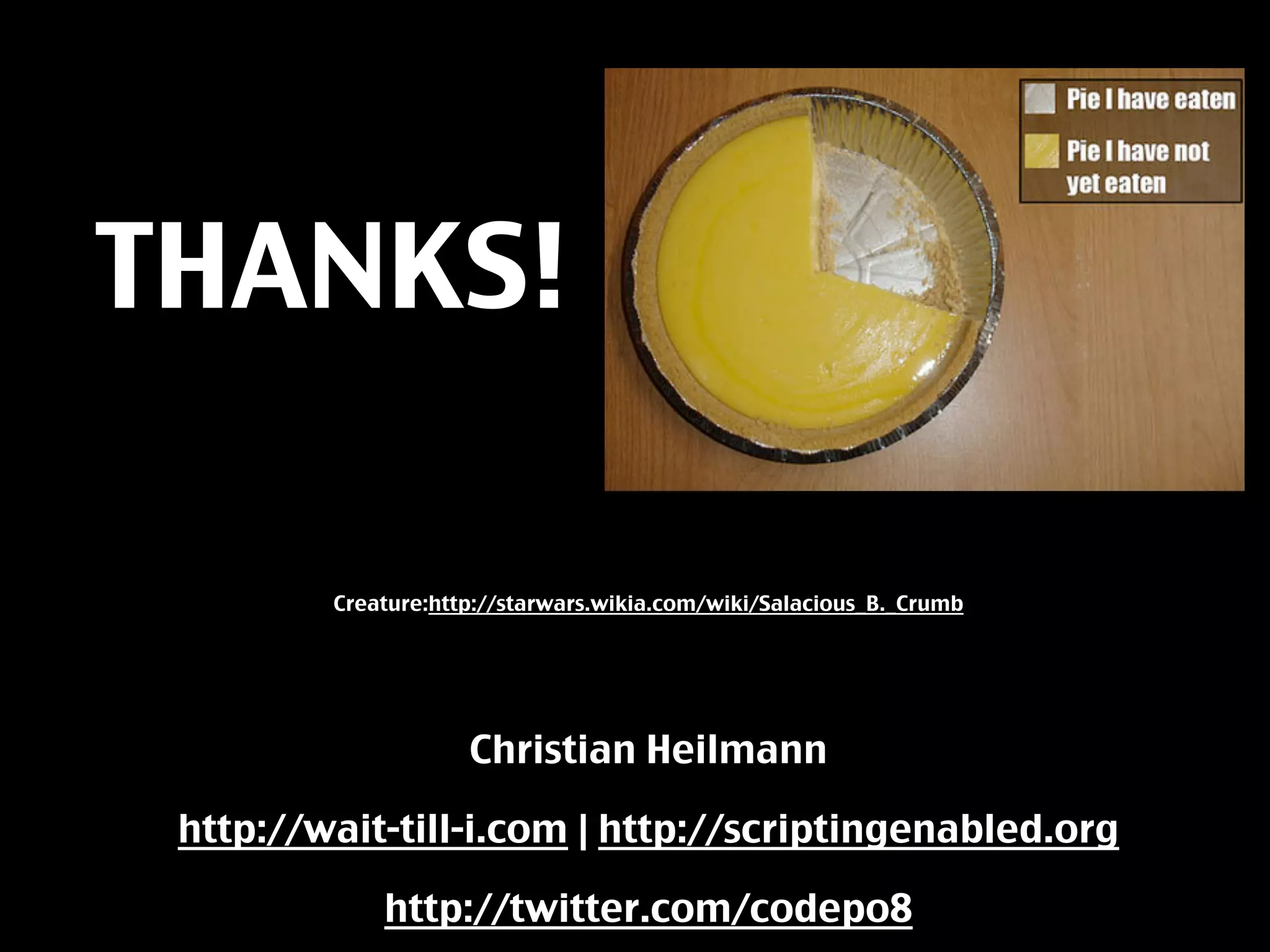 Resisting The Feature Creature